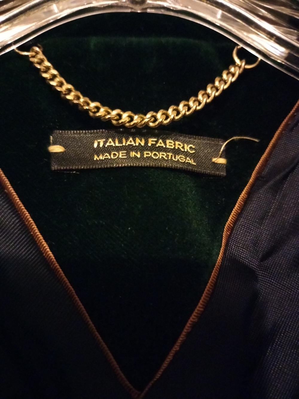 Massimo Dutti Italian Fabric Velvet Blazer - Emerald Green - Picture 2 of 4